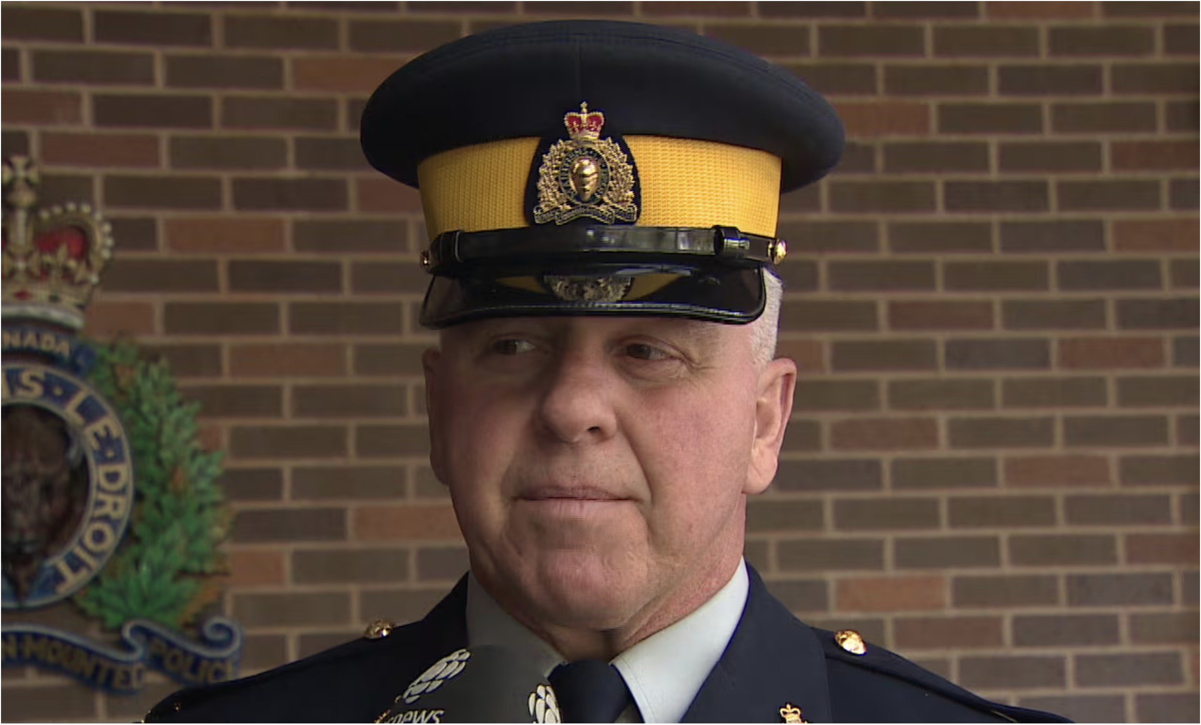 Boyd Merrill in RCMP dress uniform and cap